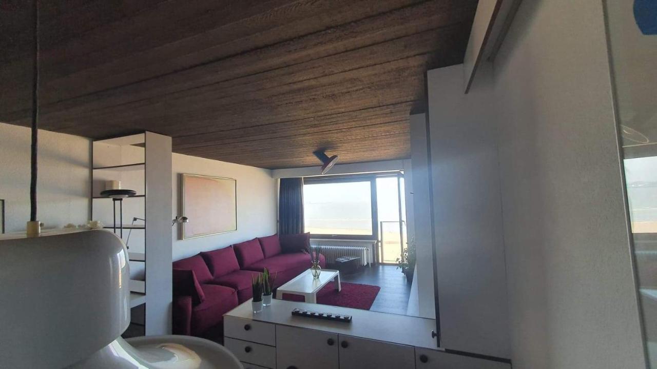 Modern appartement met frontaal zeezicht en privé parking Knokke-Heist Buitenkant foto
