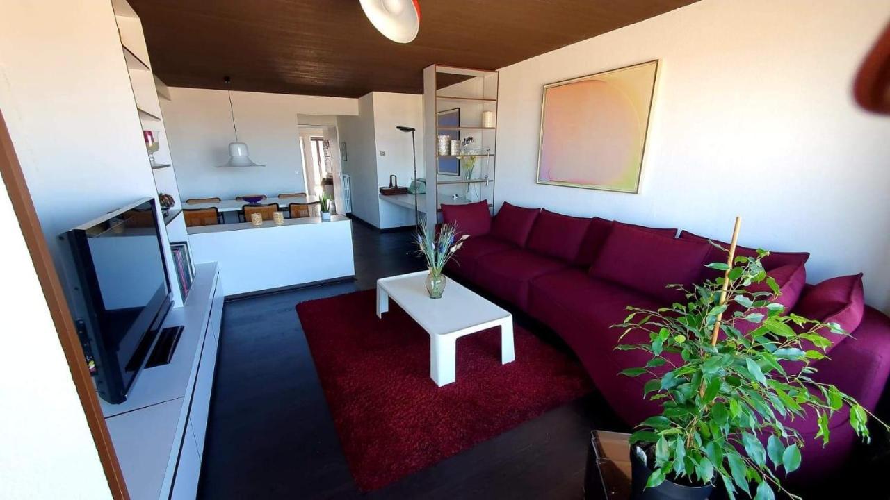 Modern appartement met frontaal zeezicht en privé parking Knokke-Heist Buitenkant foto